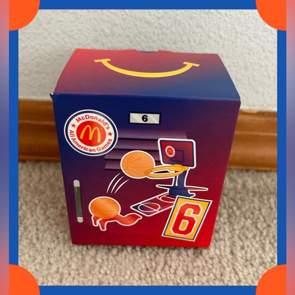 McDonald’s 2025 Happy Meal X All American Games Toy #6 Basketball OS